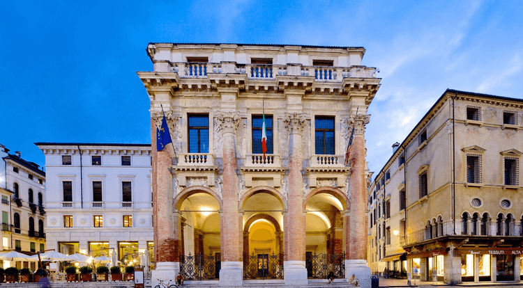 Post-concert reception at Palazzo Trissino-Baston with the artists